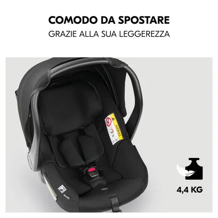 Comodo da trasportare grazie al peso leggero