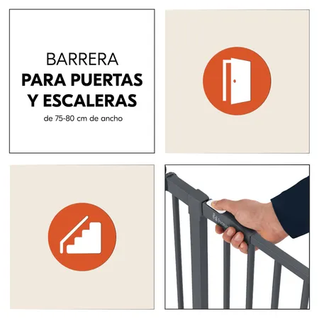 Verja de seguridad para puertas y entradas estándar
