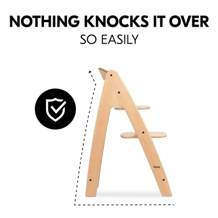 Nothing knocks it over so easily