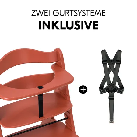 Erhöhte Sicherheit dank mitgelieferten Gurtsystemen