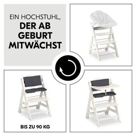 Ein ergonomischer Hochstuhl, der mitwächst