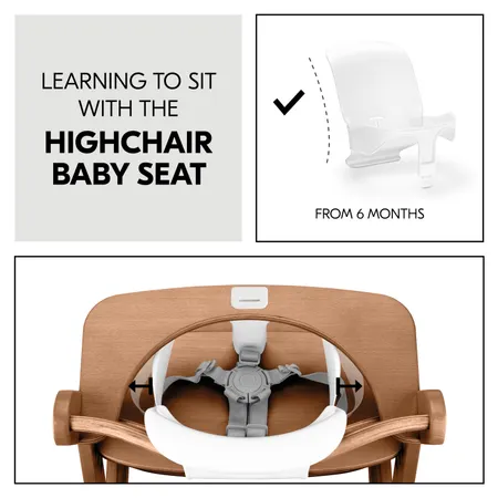 Learning to sit with the Highchair Baby Seat