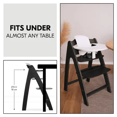 Fits under almost any table