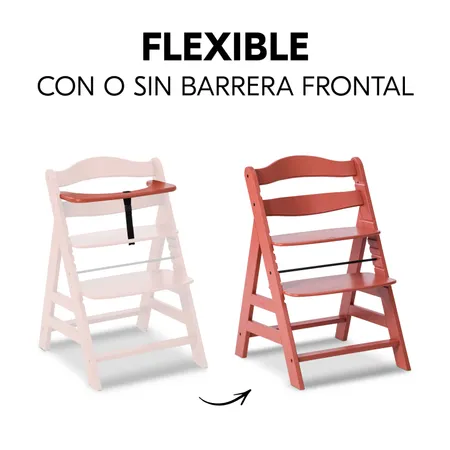 Uso flexible con o sin barra frontal