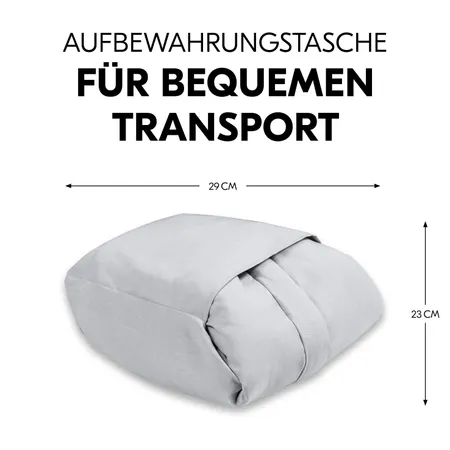 Aufbewahrungstasche für bequemen Transport