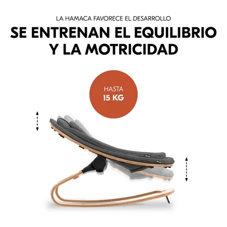 Tu bebé se balanceará por sí mismo de forma natural