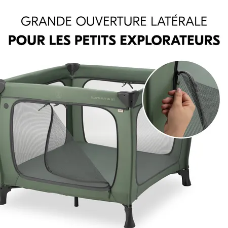 Ouverture latérale pour les petits explorateurs
