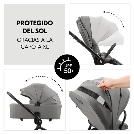 Capota XL para una m&aacute;xima protecci&oacute;n contra el sol
