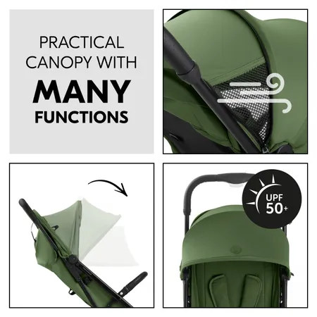 Canopy with UV protection and mesh windows