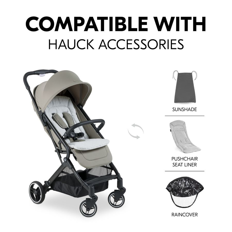 Flexible and individual with hauck accessories
