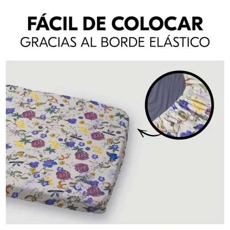 Se sujeta al colchón con una cinta elástica