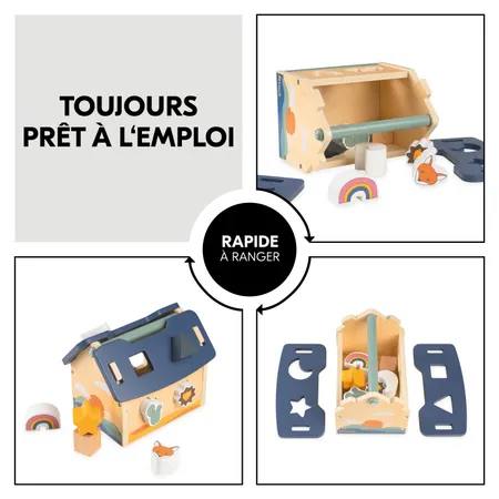 Rapide à ranger, toujours prêt à l’emploi