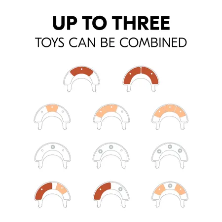 Can be combined with a second toy