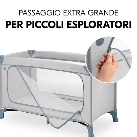 Passaggio extra large per piccoli esploratori