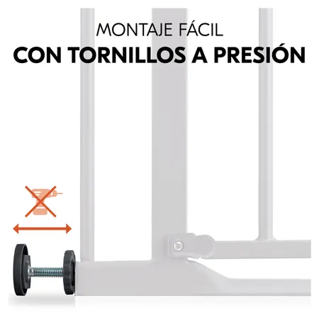 Verja de seguridad con ajuste a presión