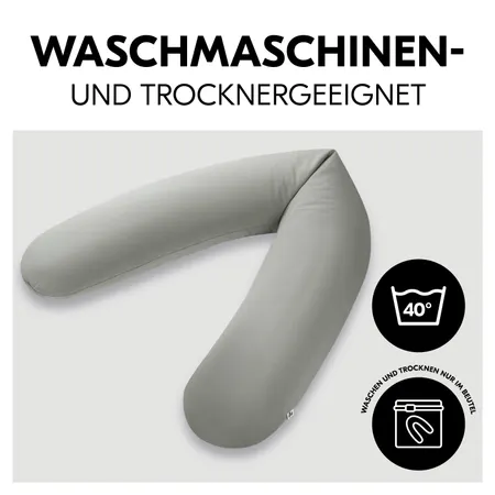 Pflegeleicht: waschmaschinen- und trocknergeeignet