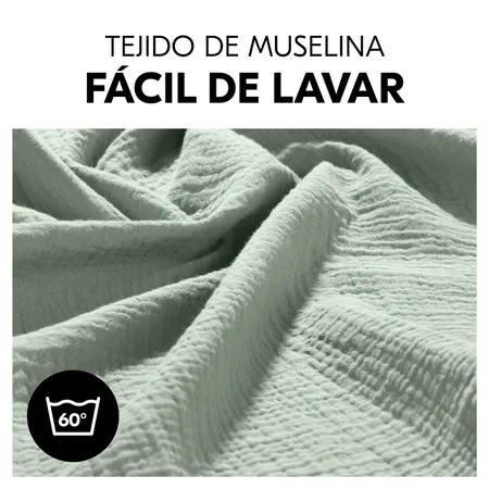 Tejido de muselina de fácil cuidado