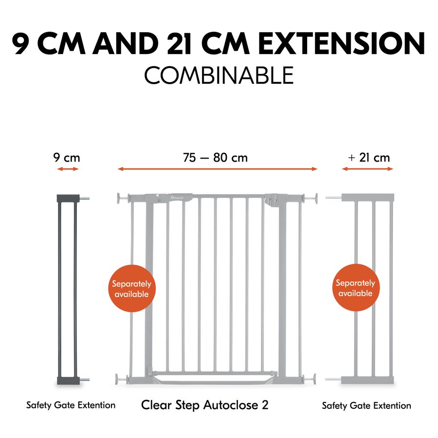 9 cm extension and 21 cm extension combinable