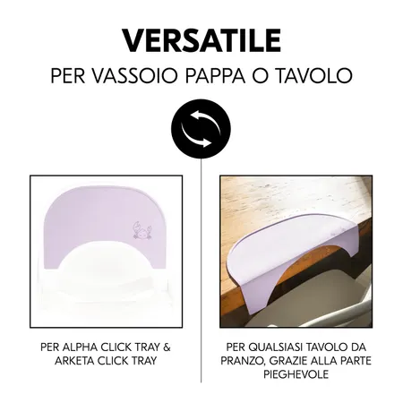 Adatto per il vassoio del seggiolone o sul tavolo