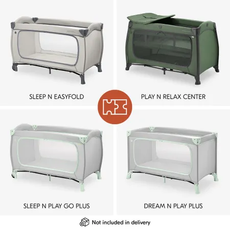Fits standard travel cots (120 x 60 cm)