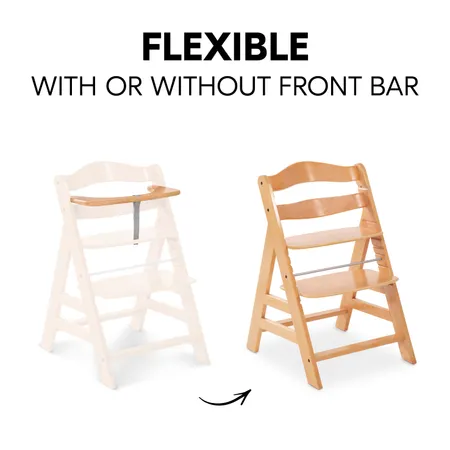 Flexible use with or without front bar