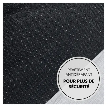 Empiècements antidérapants pour un maintien sûr