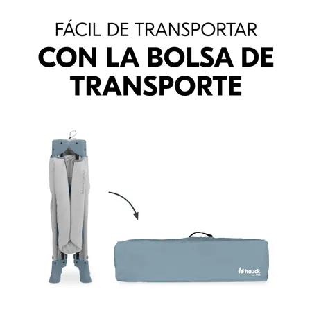 Fácil de transportar con bolsa de transporte