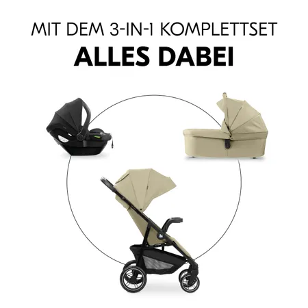 Mit dem 3-in-1 Komplettset alles dabei