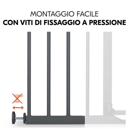 Fissaggio a pressione semplice e stabile