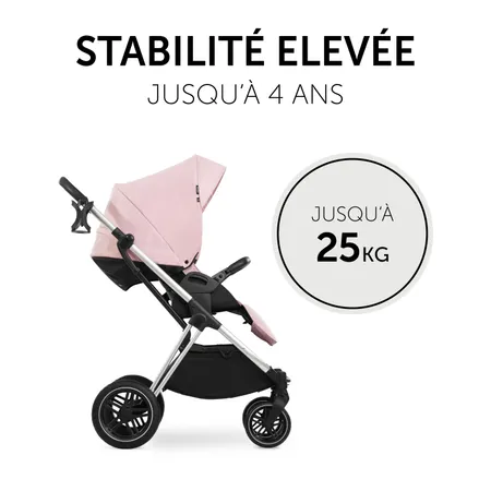 Stabilité elevée – utilisable jusqu'à 4 ans