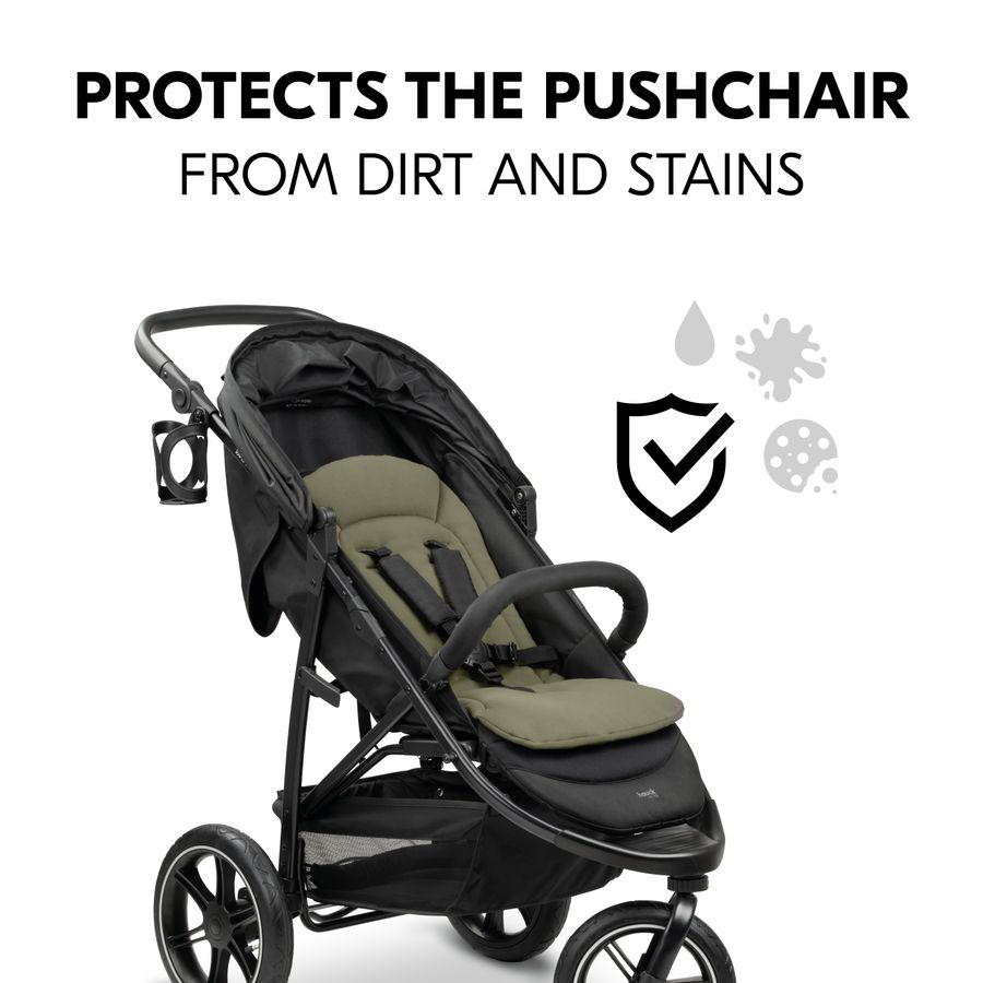 Protects the pushchair seat