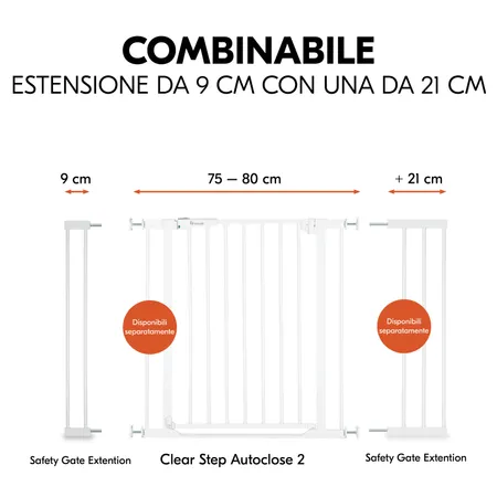 Estensione 9 cm combinabile con modello 21 cm