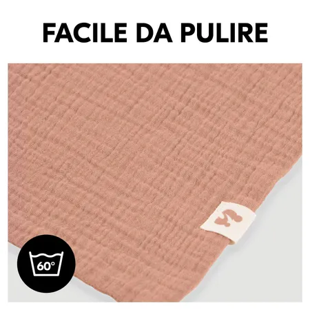 Facile da pulire e lavabile a 60° C