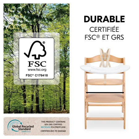 Fabriquée à partir de matériaux durables