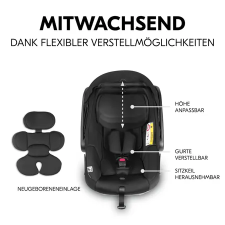 Mitwachsend dank flexibler Verstellmöglichkeiten