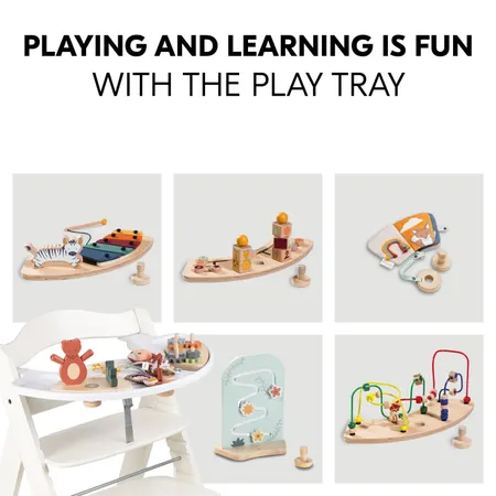 Fun playing and learning with the play tray