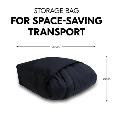 Patch pocket for comfortable transport