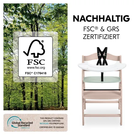 Gefertigt aus nachhaltigen Materialien