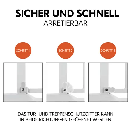 Sicher und schnell arretierbar