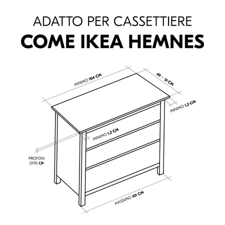 Trasforma la cassettiera in un fasciatoio!