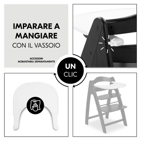 Imparare a mangiare con il vassoio pappa