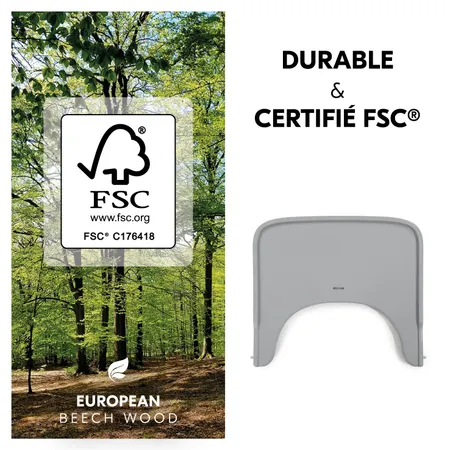 Bois de hêtre durable et certifié FSC®