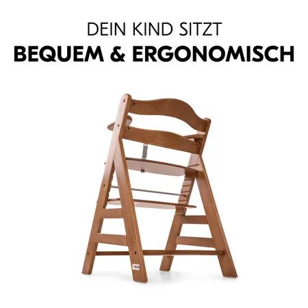 Ein ergonomischer Hochstuhl, der mitwächst