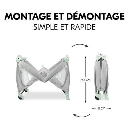 Facile et rapide à monter et à démonter