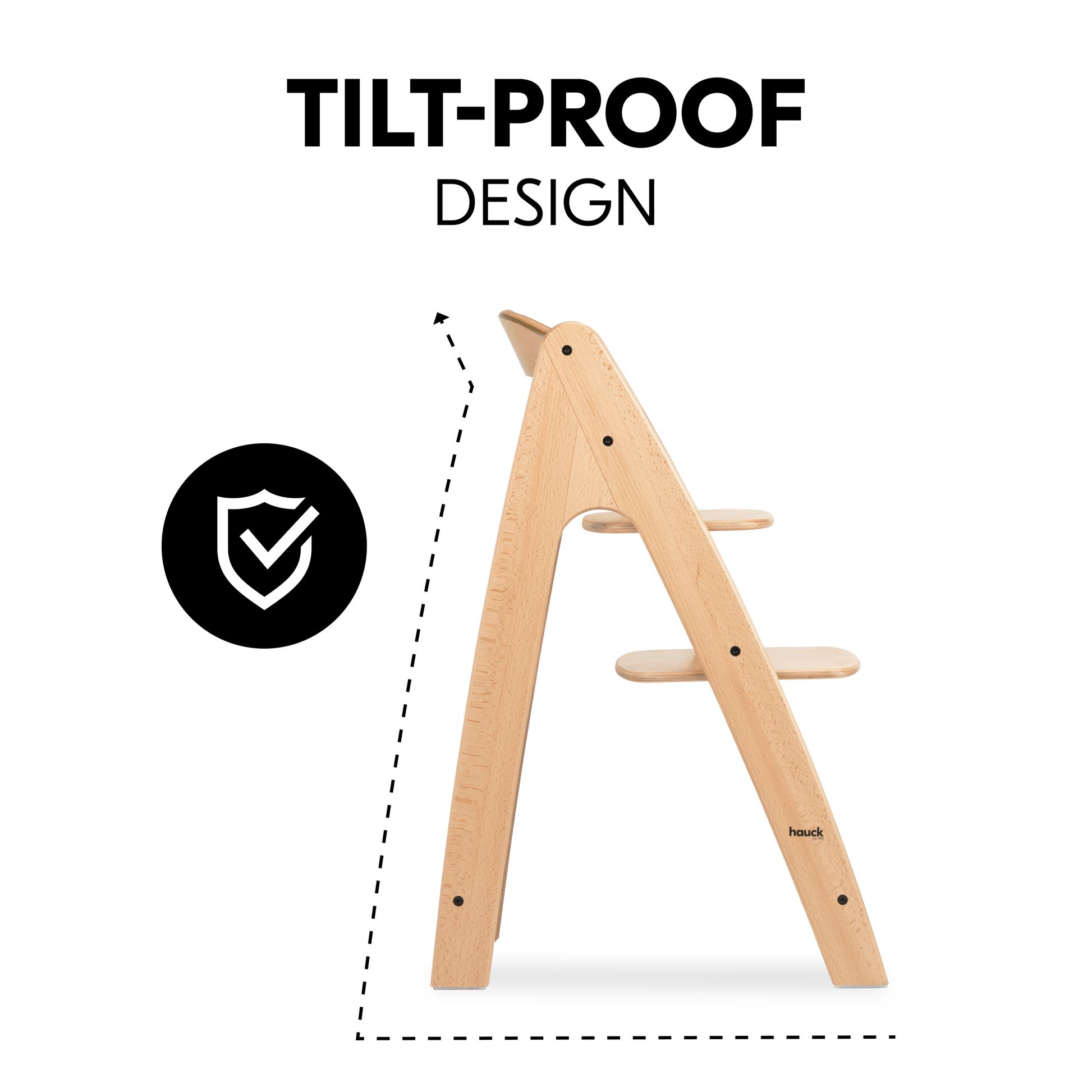 Stable Arketa highchair with floor gliders