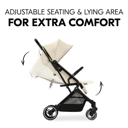 Adjustable seating and lying area for extra comfort