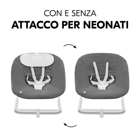 Con e senza attacco per neonati