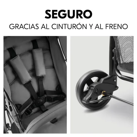 Seguridad con cinturón y freno
