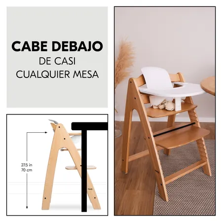 Cabe debajo de casi cualquier mesa