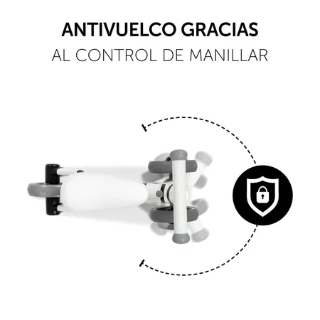Antivuelco debido a la limitación del manillar